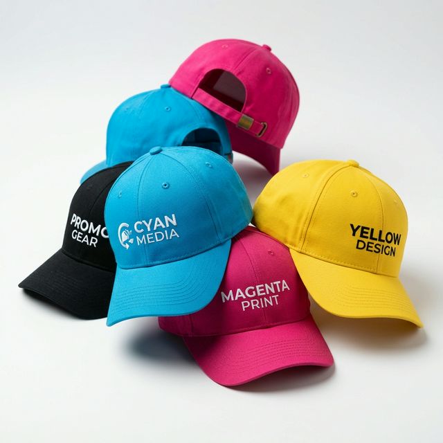 Gorras publicitarias de colores
